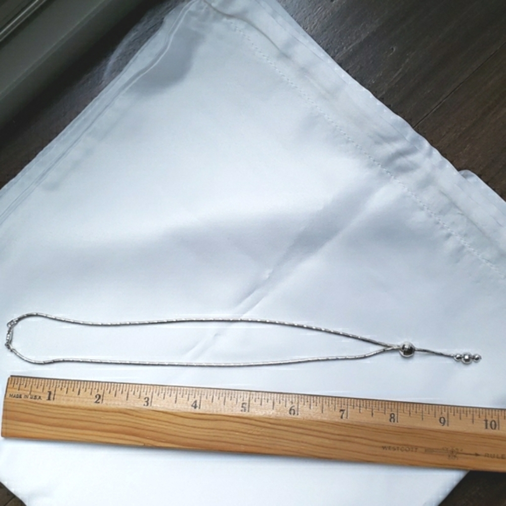 Sterling silver necklace, prism/disco ball pendant - Picture 7 of 7